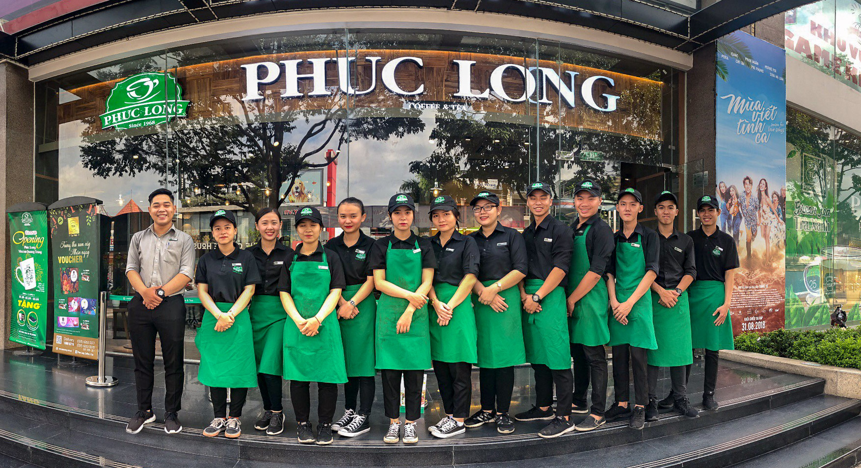 Grand opening Phuc Long Vincom Quang Trung